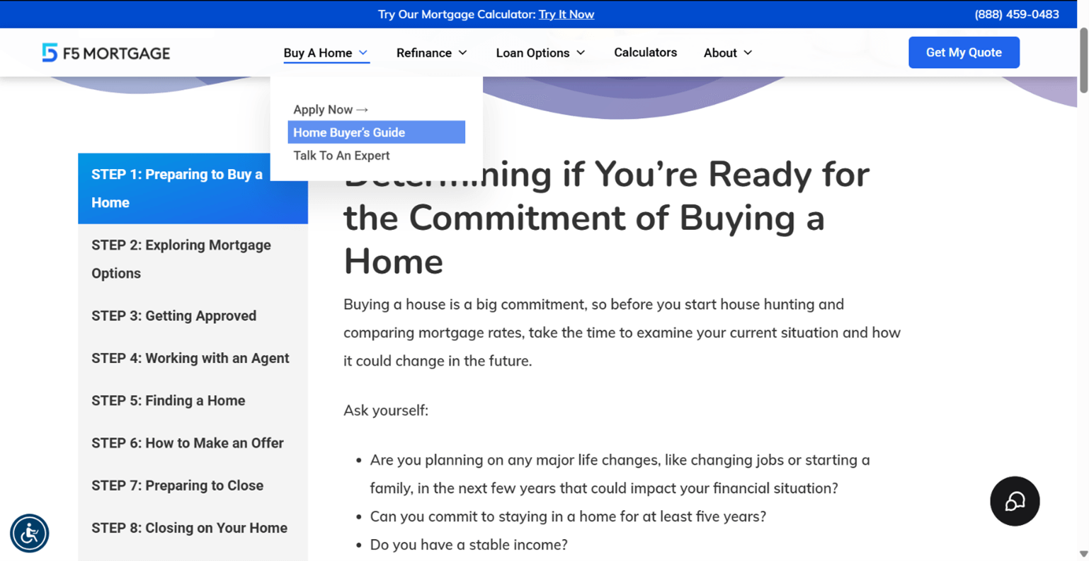 Creative Sample: Home Buyer’s Guide