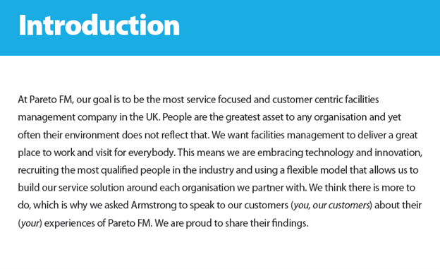 Creative Sample: Introduction from white paper