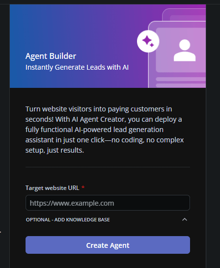 Creative Sample: MeclabsAI Agent Builder
