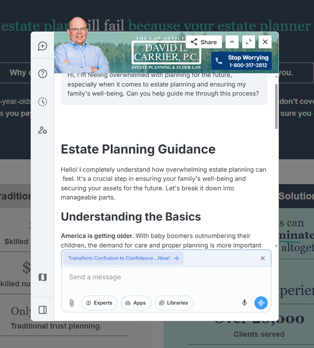 Creative Sample: AI agent with empathetic tone