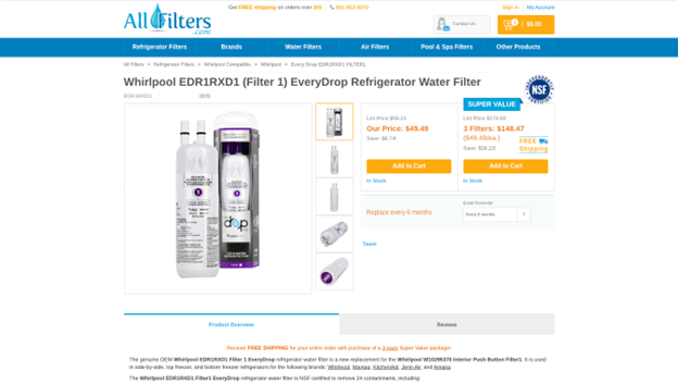 Creative Sample: Previous landing page selling OEM products