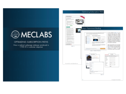 Optimizing Subscription Paths